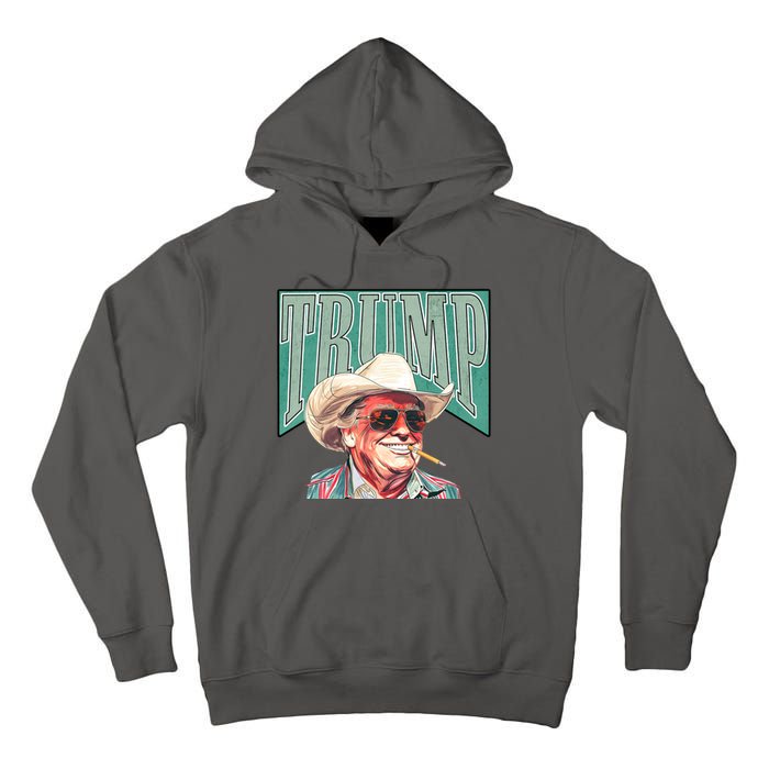 Western Donald Trump Cowboy Maga Tall Hoodie