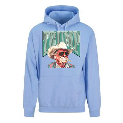 Western Donald Trump Cowboy Maga Unisex Surf Hoodie