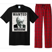 Wanted Donald Trump For President 2024 Trump Mug Shot Pajama Set