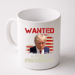 Wanted For President 2024 Donald Trump Coffee Mug