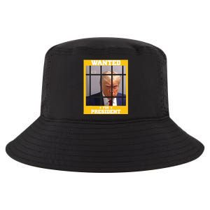 Wanted Donald Trump For President 2024 Trump Mugshot Cool Comfort Performance Bucket Hat