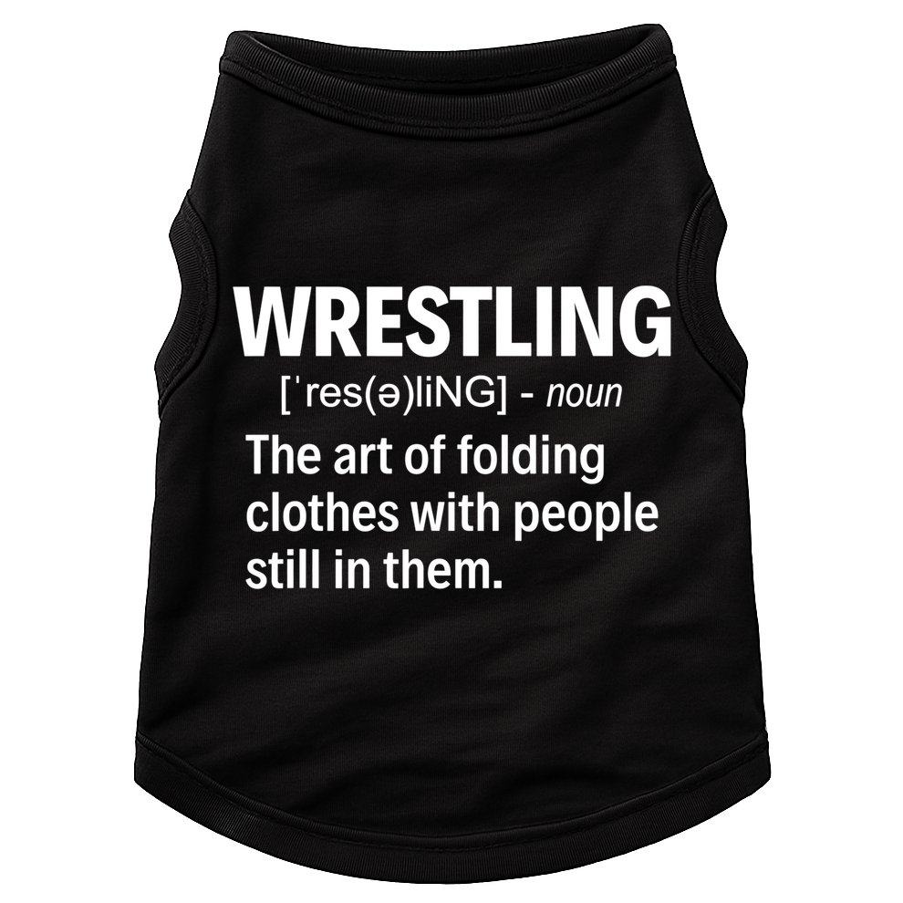 Wrestling Definition TShirt Doggie Tank