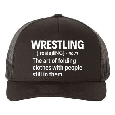 Wrestling Definition TShirt Yupoong Adult 5-Panel Trucker Hat