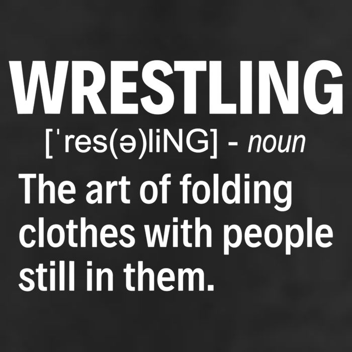 Wrestling Definition TShirt Adult Drive Performance Visor