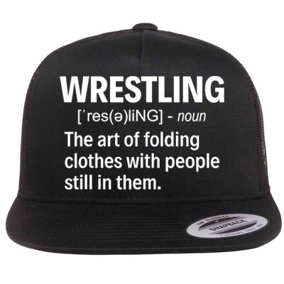 Wrestling Definition TShirt Flatbill Hat