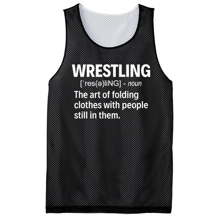 Wrestling Definition TShirt Mesh Reversible Basketball Jersey Tank