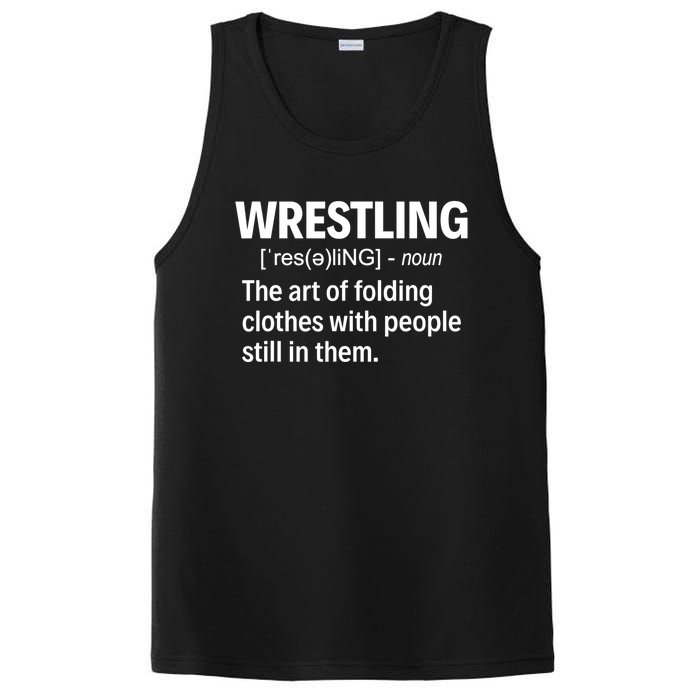 Wrestling Definition TShirt PosiCharge Competitor Tank