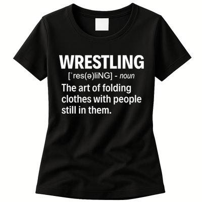 Wrestling Definition TShirt Womens T-Shirt