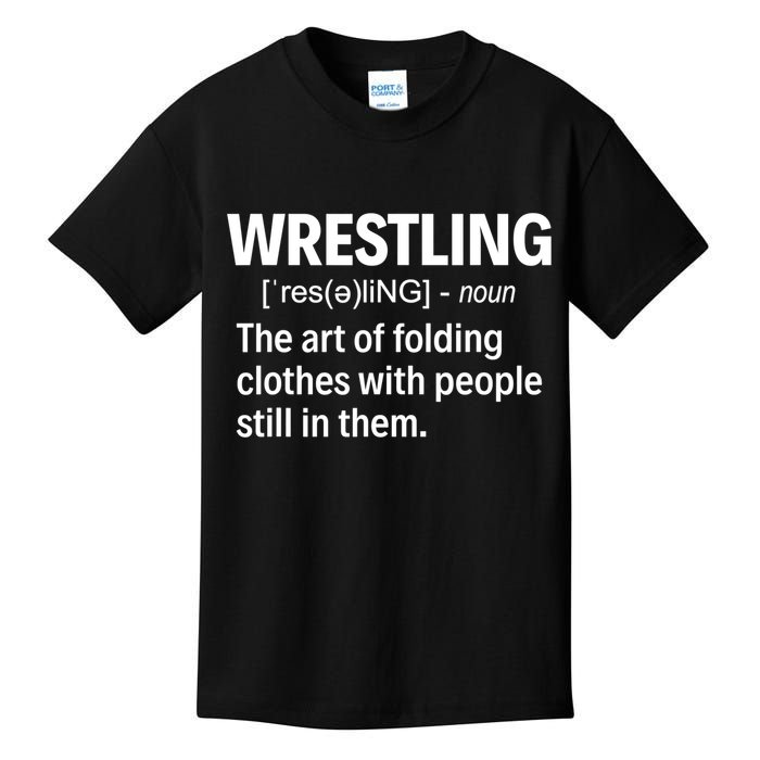 Wrestling Definition TShirt Kids T-Shirt