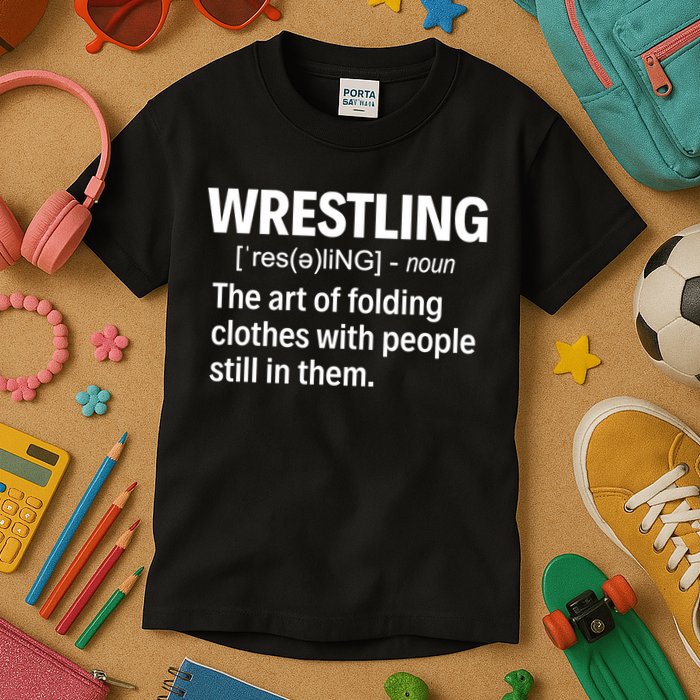 Wrestling Definition TShirt Kids T-Shirt