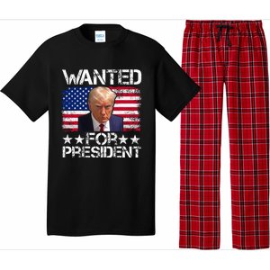 Wanted Donald Trump For President 2024 Trump Mug Shot Pajama Set