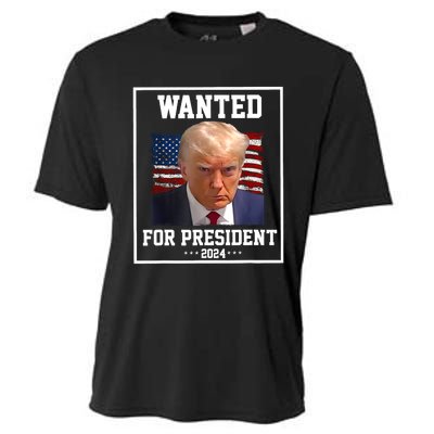 Wanted Donald Trump For President 2024 Cooling Performance Crew T-Shirt