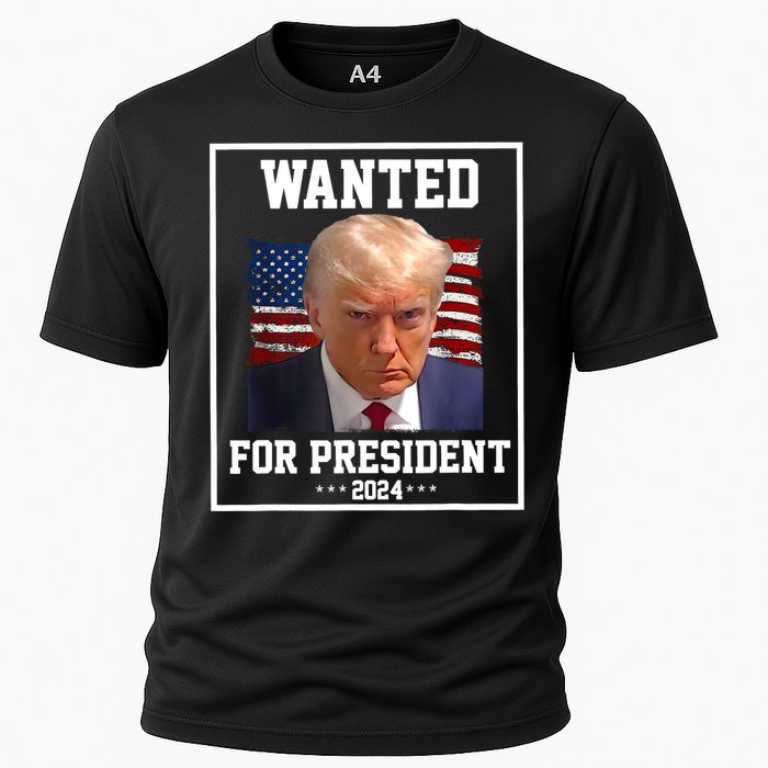 Wanted Donald Trump For President 2024 Cooling Performance Crew T-Shirt