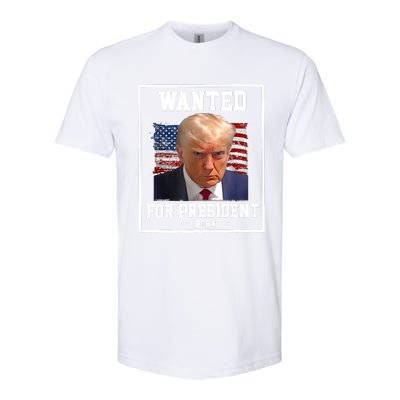 Wanted Donald Trump For President 2024 Softstyle CVC T-Shirt