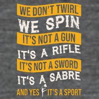 We Dont Twirl We Spin And Yes Its A Sport Color Guard Flatbill Hat