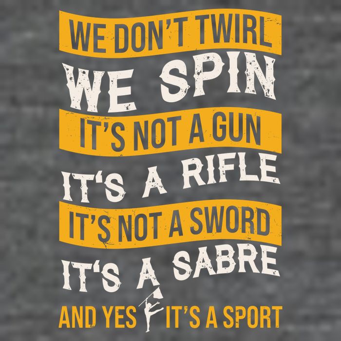 We Dont Twirl We Spin And Yes Its A Sport Color Guard Flatbill Hat