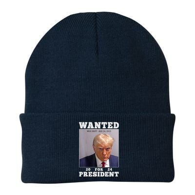 Wanted Donald Trump For President 2024 Knit Cap Winter Beanie