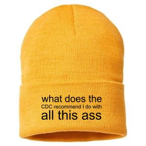 What Does The Cdc Recommend I Do With All This Ass Sustainable Knit Beanie