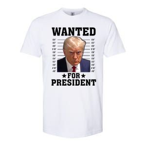 Wanted Donald Trump For President 2024 Softstyle CVC T-Shirt