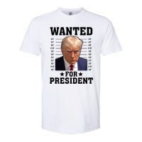 Wanted Donald Trump For President 2024 Softstyle CVC T-Shirt