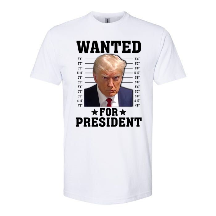 Wanted Donald Trump For President 2024 Softstyle CVC T-Shirt