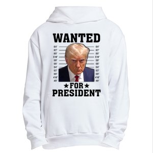 Wanted Donald Trump For President 2024 Urban Pullover Hoodie