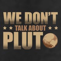 We Don't Talk About Pluto Astronomer Astrophysics 7 Panel Mesh Trucker Snapback Hat