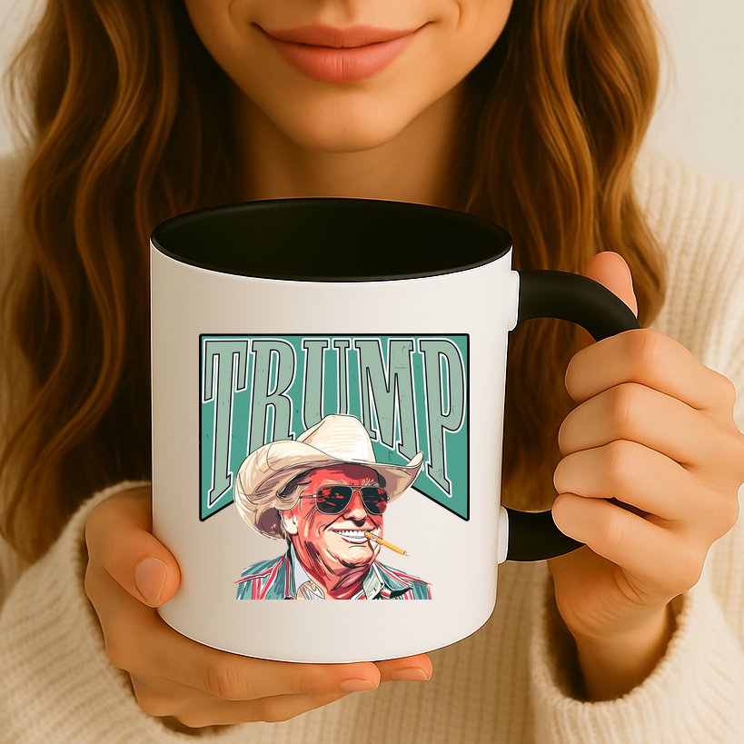 Western Donald Trump Cowboy Maga Mug