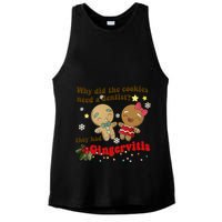 Why Did The Cookies Need A Dentist They Had Gingervitis Matching Couple Xmas Ladies PosiCharge Tri-Blend Wicking Tank