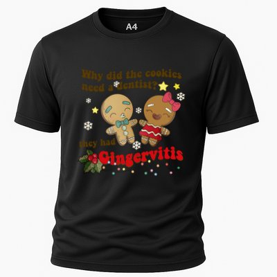 Why Did The Cookies Need A Dentist They Had Gingervitis Matching Couple Xmas Performance Shirt