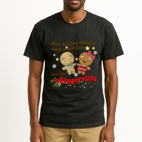 Why Did The Cookies Need A Dentist They Had Gingervitis Matching Couple Xmas Tall T-Shirt