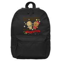 Why Did The Cookies Need A Dentist They Had Gingervitis Matching Couple Xmas 16 in Basic Backpack