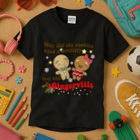 Why Did The Cookies Need A Dentist They Had Gingervitis Matching Couple Xmas Kids T-Shirt