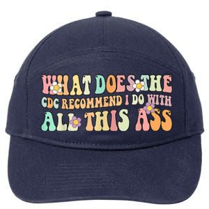 What Does The CDC Recommend I Do With All This Ass 7-Panel Snapback Hat