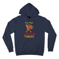 Wine Drinking Turkey Matching Family Thanksgiving Party Hoodie