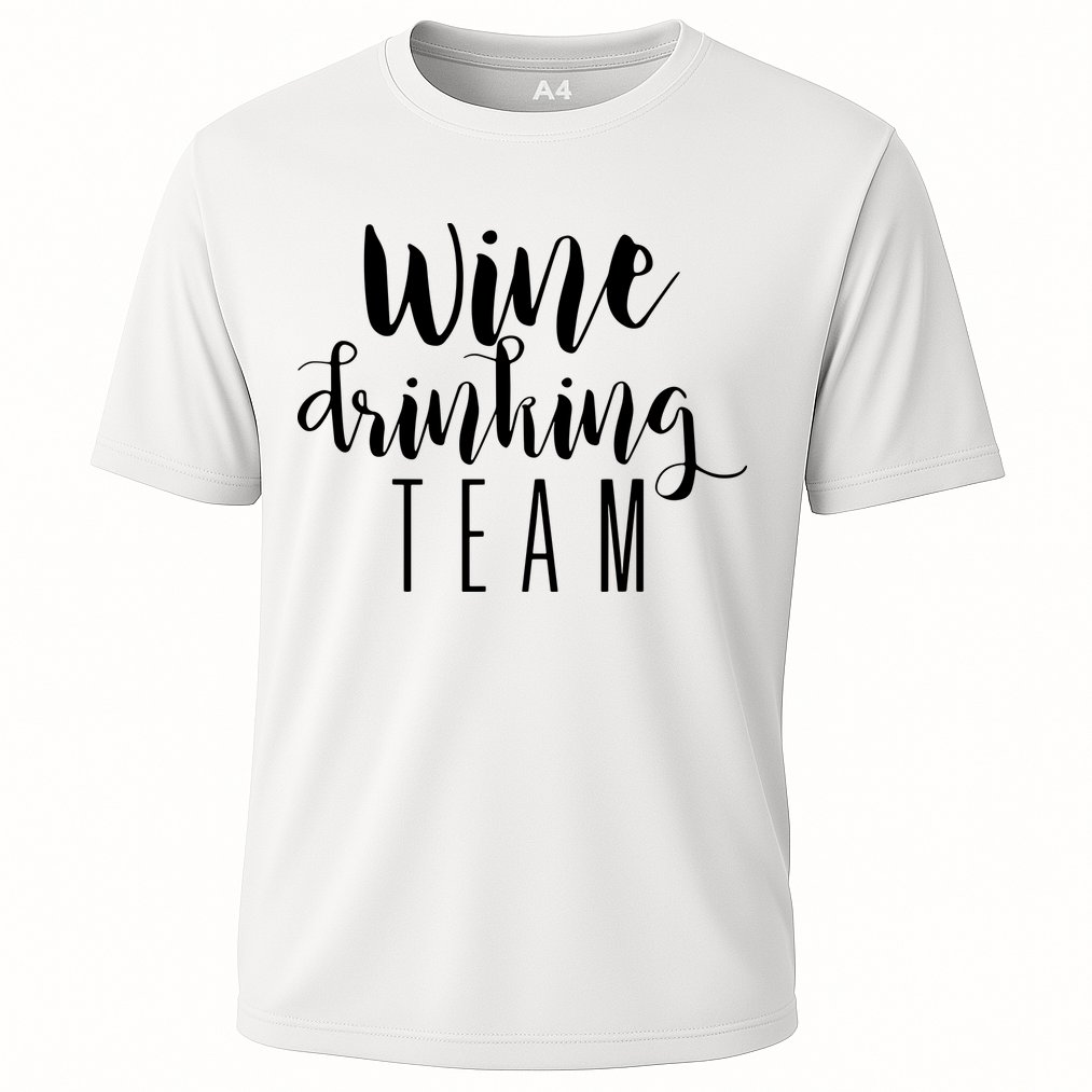 Wine Drinking Team Drinking Festival Drinking Party Cooling Performance Crew T-Shirt
