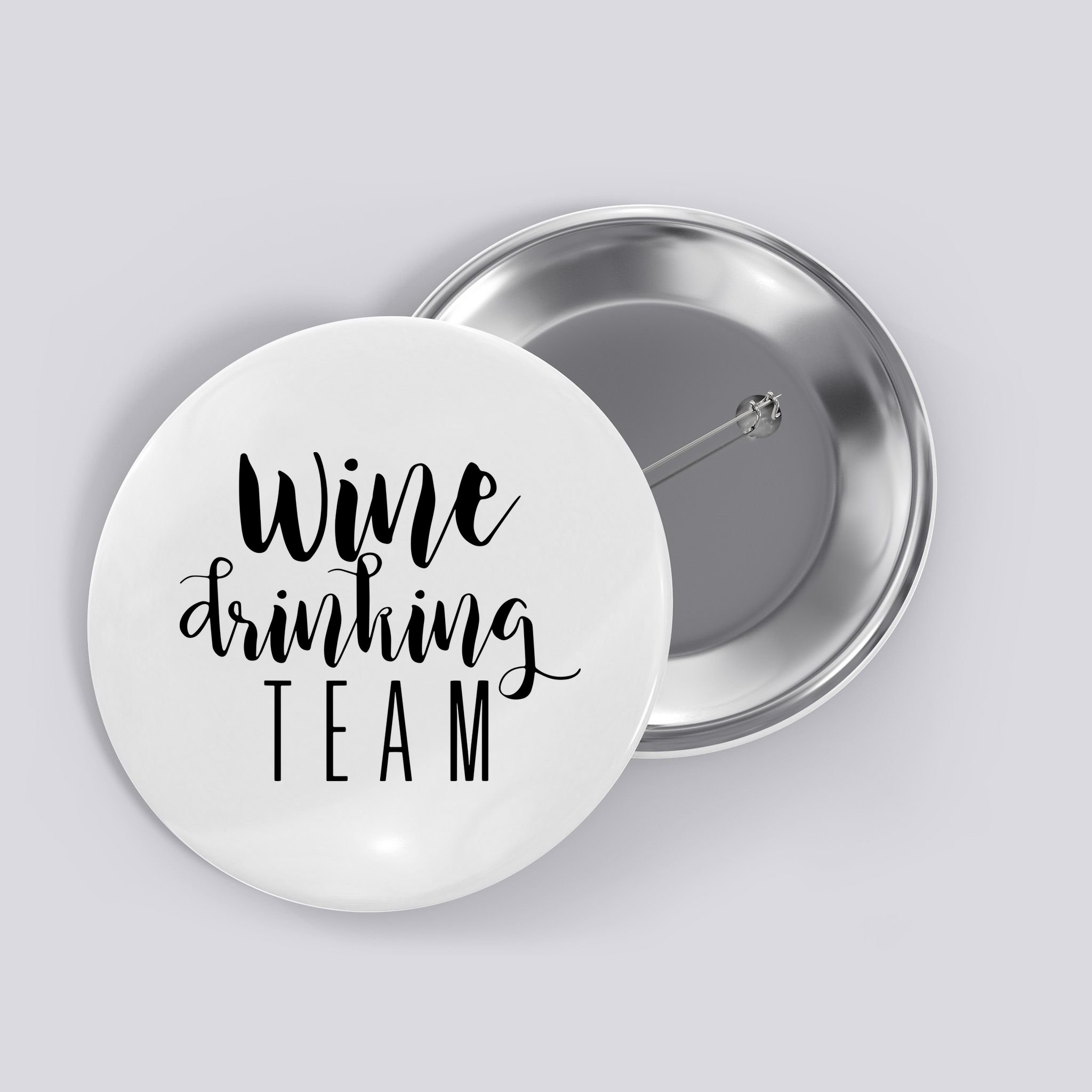 Wine Drinking Team Drinking Festival Drinking Party Button