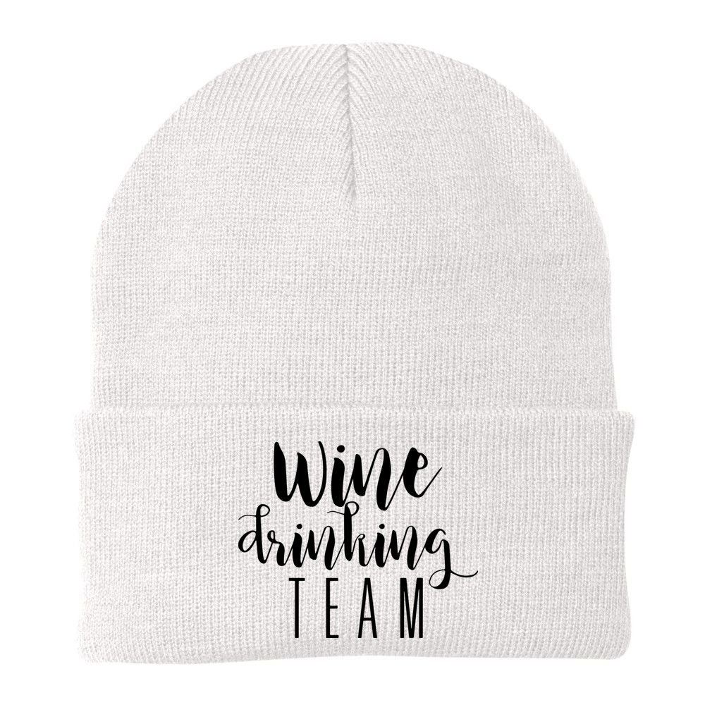 Wine Drinking Team Drinking Festival Drinking Party Beanie