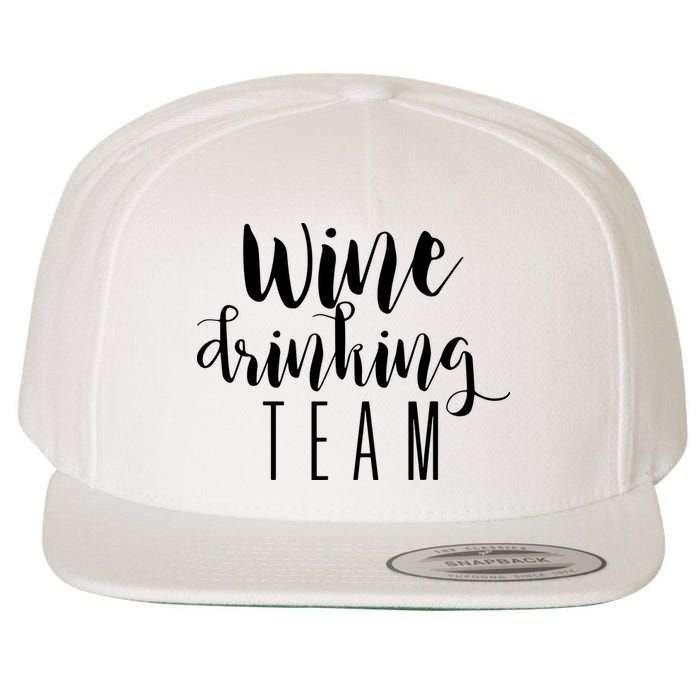 Wine Drinking Team Drinking Festival Drinking Party Wool Snapback Cap