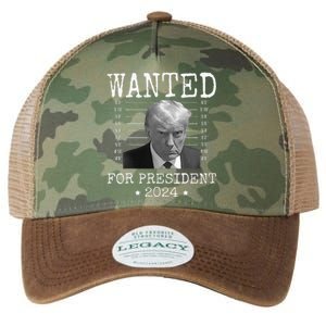 Wanted Donald Trump 2024 For President Never Surrender Legacy Tie Dye Trucker Hat