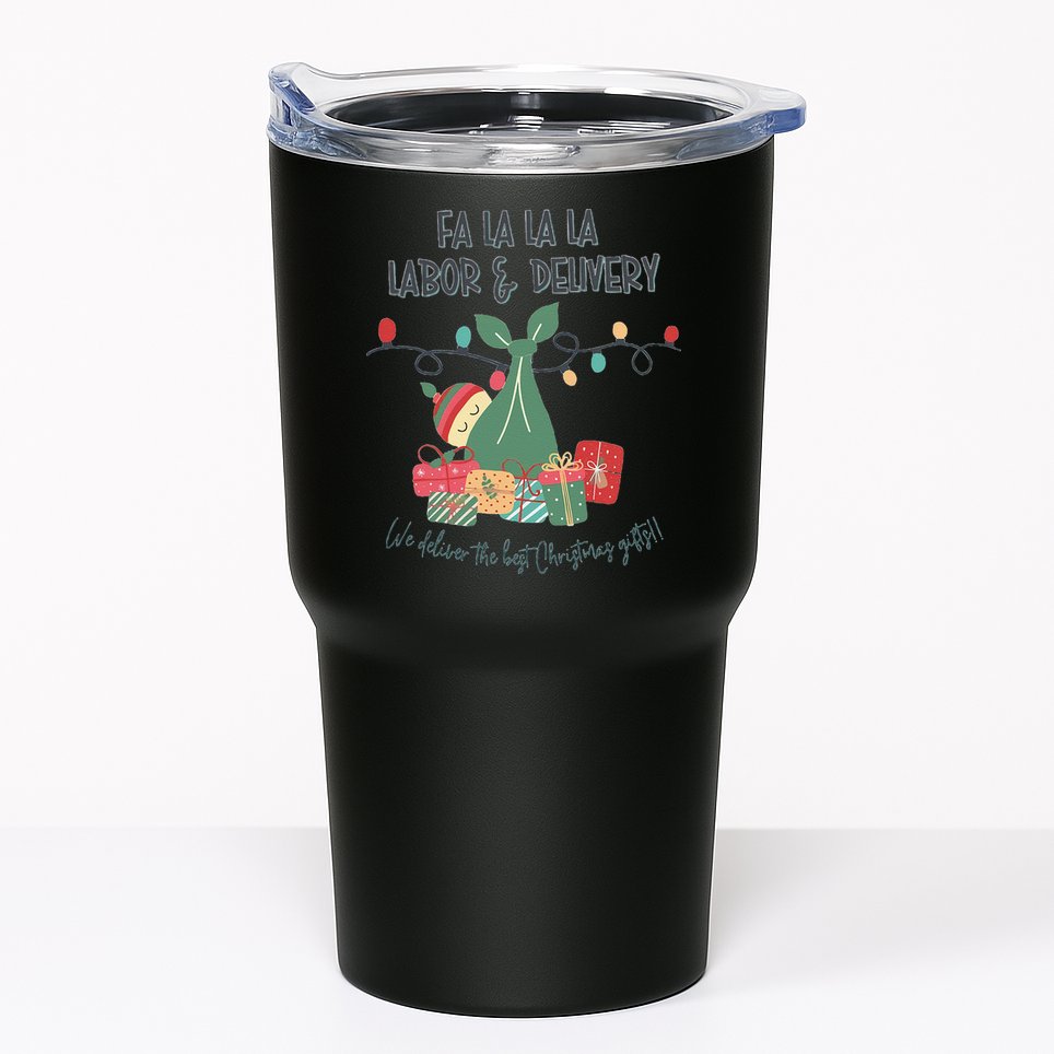 We Deliver The Best Presents Labor And Delivery Rn Christmas Tumbler