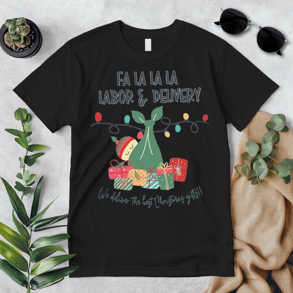 We Deliver The Best Presents Labor And Delivery Rn Christmas Premium T-Shirt