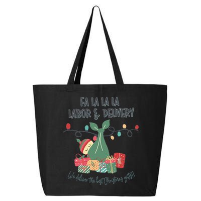 We Deliver The Best Presents Labor And Delivery Rn Christmas 25L Jumbo Tote