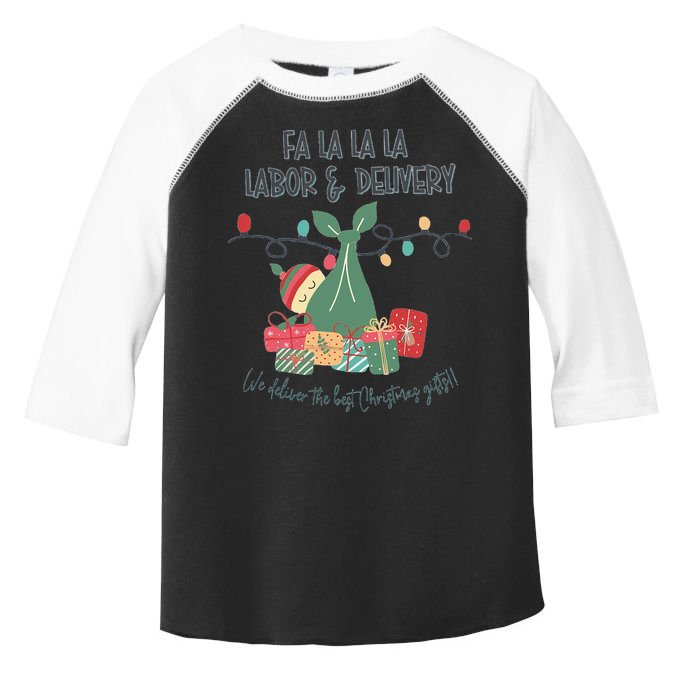 We Deliver The Best Presents Labor And Delivery Rn Christmas Toddler Fine Jersey T-Shirt