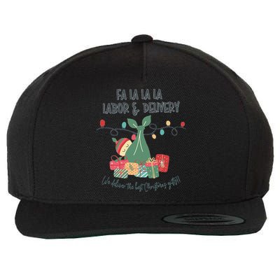 We Deliver The Best Presents Labor And Delivery Rn Christmas Wool Snapback Cap