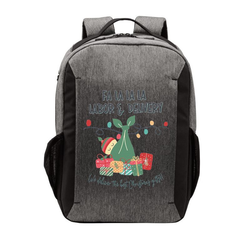 We Deliver The Best Presents Labor And Delivery Rn Christmas Vector Backpack