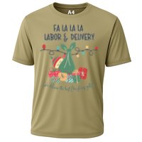 We Deliver The Best Presents Labor And Delivery Rn Christmas Cooling Performance Crew T-Shirt