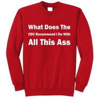 What Does The CDC Recommend I Do With All This Ass Sweatshirt