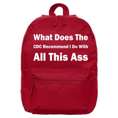 What Does The CDC Recommend I Do With All This Ass 16 in Basic Backpack