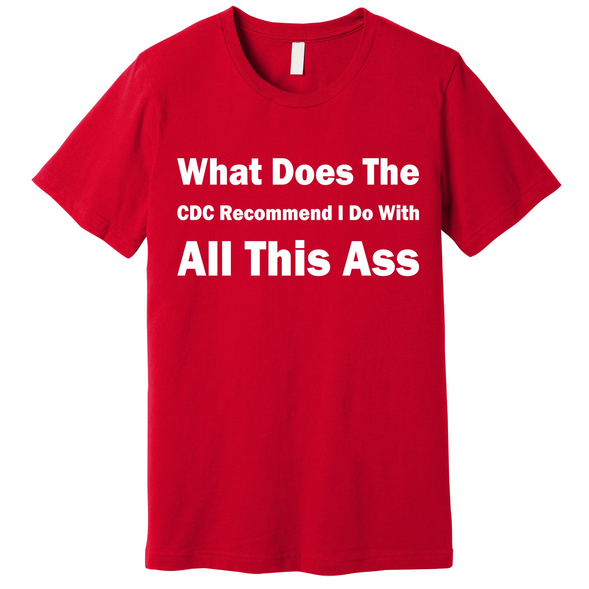 What Does The CDC Recommend I Do With All This Ass Premium T-Shirt